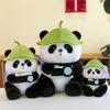 Nieuwe camera panda pop schattige nationale schat reuzenpanda pluche pop verjaardagscadeau panda huis cadeau