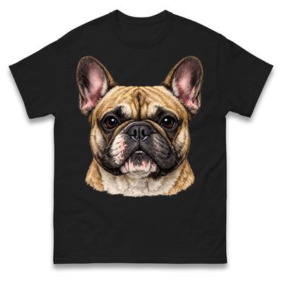 French Bulldog Face T Shirt Tshirt Mens Womens Unisex Tops Tees