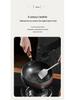Zhangqiu Håndsmidd Mini Jern Wok - Non-stick, Ubelagt Stekepanne