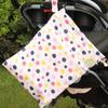 Mummy Diaper Bag Reusable Waterproof Cloth Diaper Bag with Double Pocket & Handle Diape