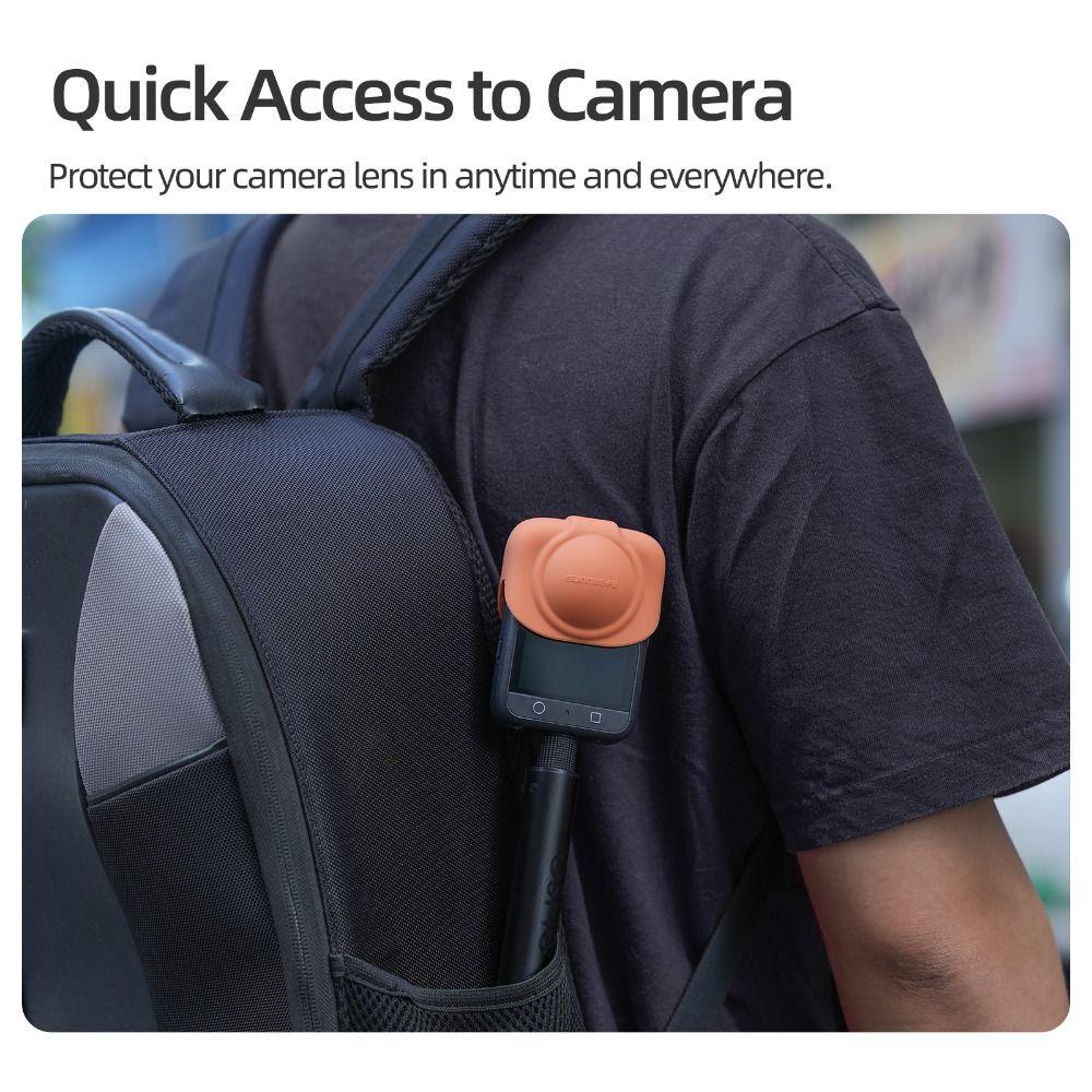 Silicone Lens Cap Anti-Scratch Lightweight Lens Protector Shockproof Durable Lens Protective Cover for DJl Osmo 360