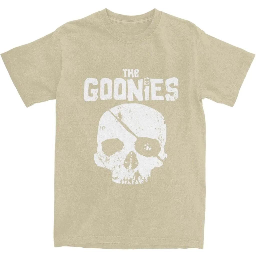 new The Goonies Skull Logo Men Women T Shirts Merchandise Fashion Tee Shirt T-Shirts 100% Cotton Graphic Printing Clothes