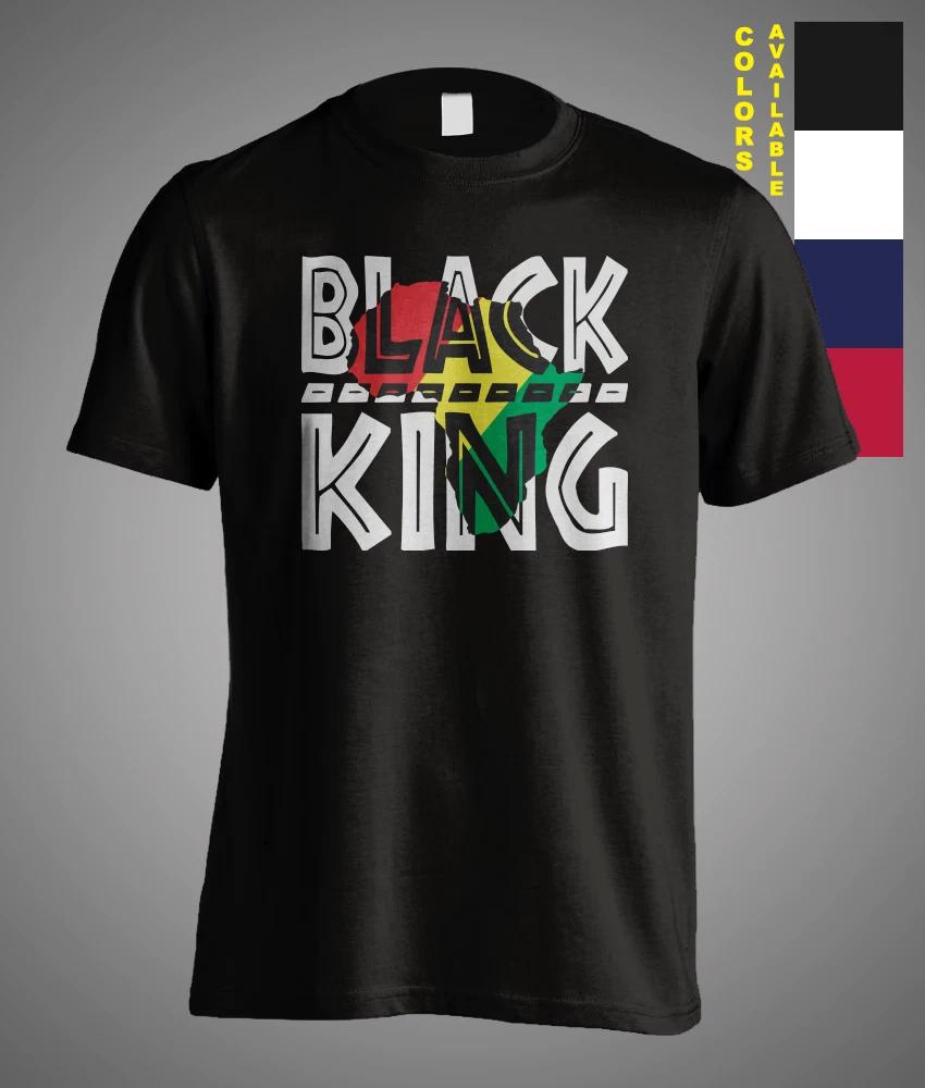 Black King African Pride Black Lives Matter History Month Funny Gift T-Shirt XL
