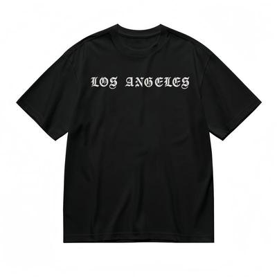 Women's Comfy Slight Stretch Breathable Classic T-Shirt LOS ANGELES Printed Tee