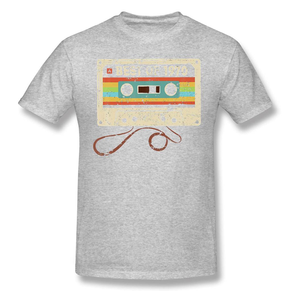 High Quality Men 50 Years Old Born In 1971 T-Shirt Best Of 1970 Vintage 50th Birthday Pure Cotton Shirt Tees Harajuku TShirt