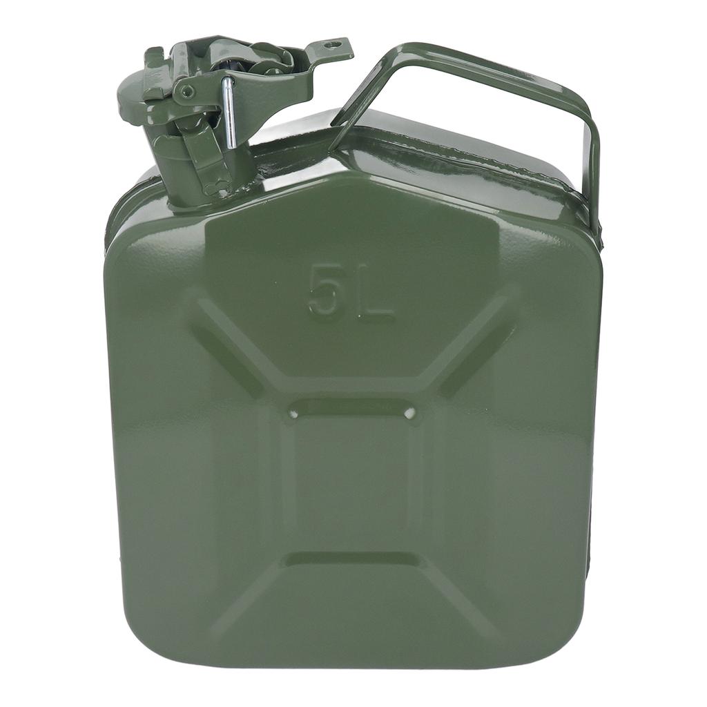 1,3 Gallonen 5L Benzinkanister Verdickter Edelstahl Kraftstofftank Tragekanister mit Tragbar