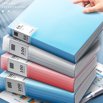 A4 Transparent Multi-Layer Storage Folder for Test Papers and Artwork