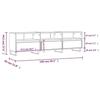 VidaXL Meuble TV gris béton 150x30x44,5 cm bois d'ingénierie 831304