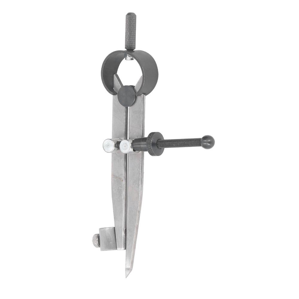 Carbon Steel Spring Divider Pencil Holder Precision Compass Flat Leg Caliper  Geometry Drawing