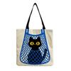 New Cat Print One-Shoulder Tote: Fashionable, Large Capacity, Foldable Women's Bag