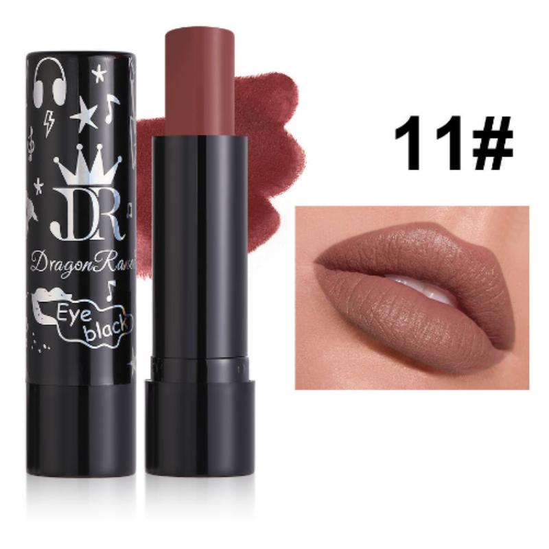 12 Farger Langvarig Lip Gloss Cream Flytende Leppestift Dame Makeup Kosmetisk Leppestift Vanntett Matt Lip Gloss Enkel å farge