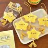 Cartoon Plush Star Pendant Gift Hangings Ornament Yellow Plush Hangings Bag Accessories Bag Pendnat Car Keys Accessories
