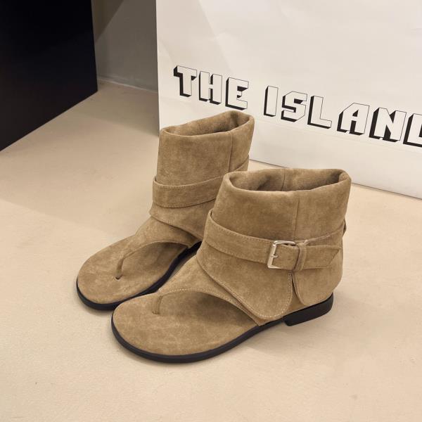 Fashion 2025 Summer Sale Of Women's Shoes Outside Sandals Flip Flops Platform All-Match Increasing Height New Corrective Girls Fashion