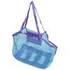 Large-Capacity Mesh Beach Bag Travel Organizer Mesh Toy Storage Bag Foldable Swim Bag