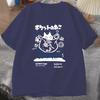 Katzen T-Shirt Damen Lässig Persönlichkeit Rundhals Kurzarm Mode T-Shirt Katzenliebhaber Sommer Locker T-Shirts
