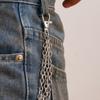 Tassel Punk Belt Chain Zinc Zinc Zinc Alloy Tassel Jeans Chain Retro Cross Waist Chain  Female