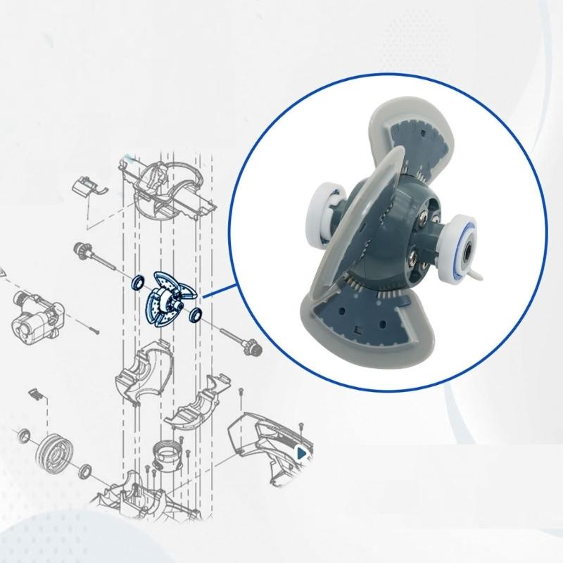 Plastic Suction Cleaner Engine Assembly Replacement Pool Cleaners Bearing Belt Plastic Texture Suitable for MX6 MX8