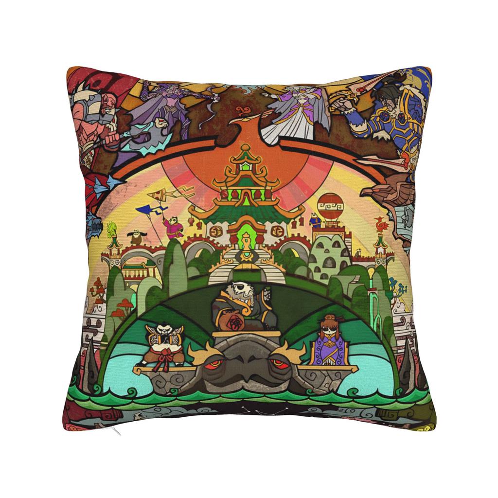 World of Warcraft Game  Pillow Case  Morden Pillow Cover Soft Pillowcases For Sofa Couch Bed Living Room