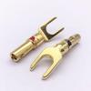 Gold-Plated Audio, U-Shaped, Banana, Video Y-Shaped, and Speaker Y-Shaped Plugs