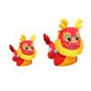Chinesischen Folk Stil Drachen Plüsch Anhänger Nette Sternzeichen Drachen Puppe Plushies Jahr Maskottchen