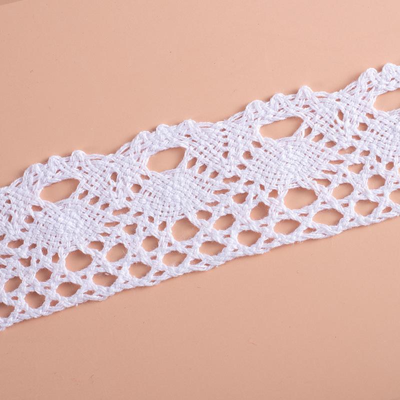 10M/90M/180M Cotton Thread Lace Curtain Decorative Wide Fabric Tablecloth Sofa Cushion Lace Accessories