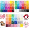 NAILONMIK Iron Beads 2.6mm 24 Color Set 3 Boxes Approximately 25,000 Pieces DIY Craft Kit
