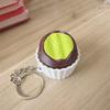 Chocolate Shape Keyboard Keychain Tactile Squeeze Fidget Toy Stress Relief Antistress Sensory Gadget for Adult Restlessness Relief