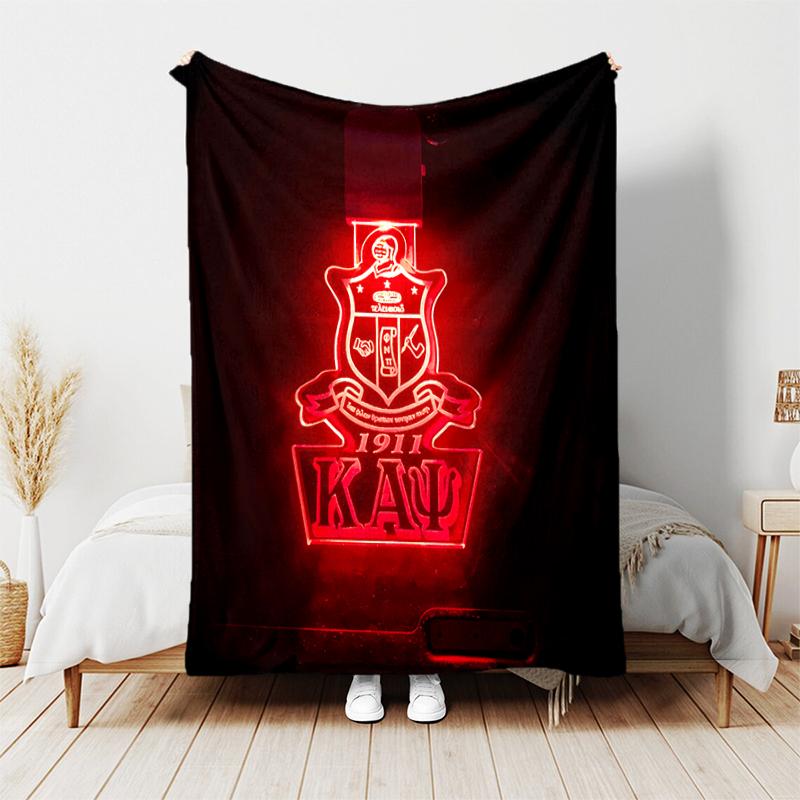 1pc Blanket Kappa Alpha Psi Print Design, Lightweight Blanket for Sofa, Bed- Soft &Warm, Gift for All Seasons like Christmas, Halloween