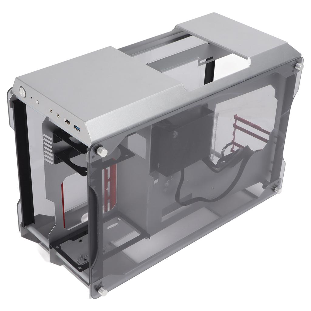Motherboard Desktop Chassis Mini Fully Transparent Open Support MATX Motherboard Computer