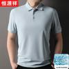 Men's Ice Silk Short Sleeve Polo Shirt