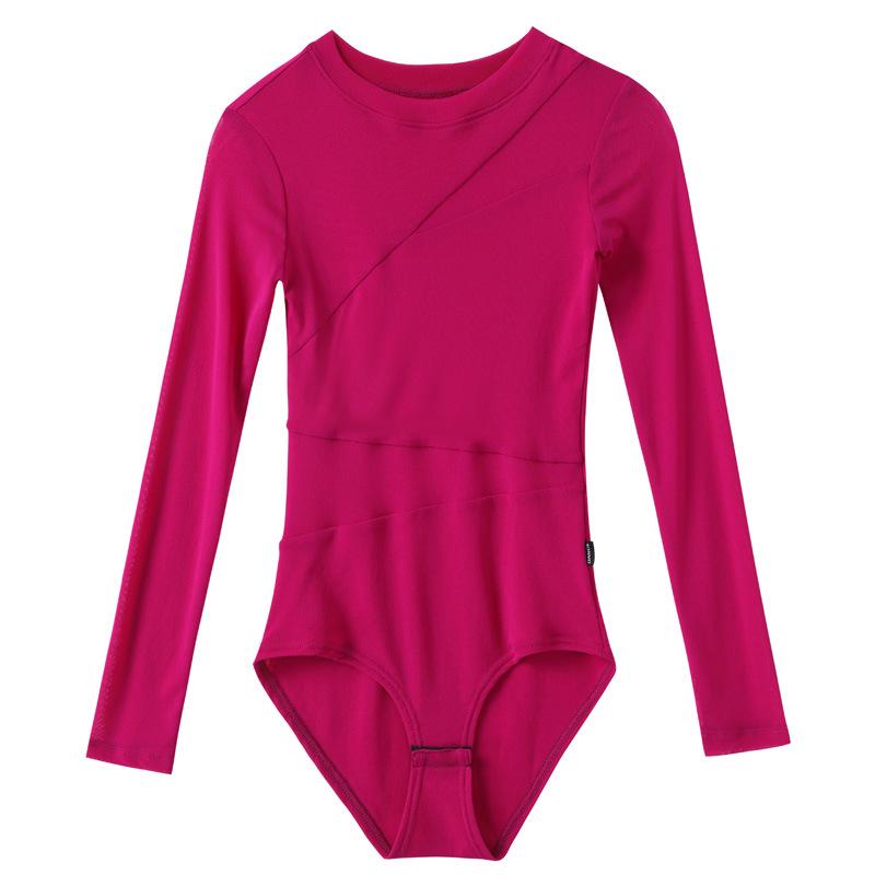 Premium Women's Long-Sleeve Latin Dance Top for Practice