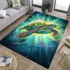 Fantasy Turtle Print Carpet for Living Room Bedroom Bedside Bathroom Floor Mat Area Rug Sofa Mat Home Decor Luxury Gift