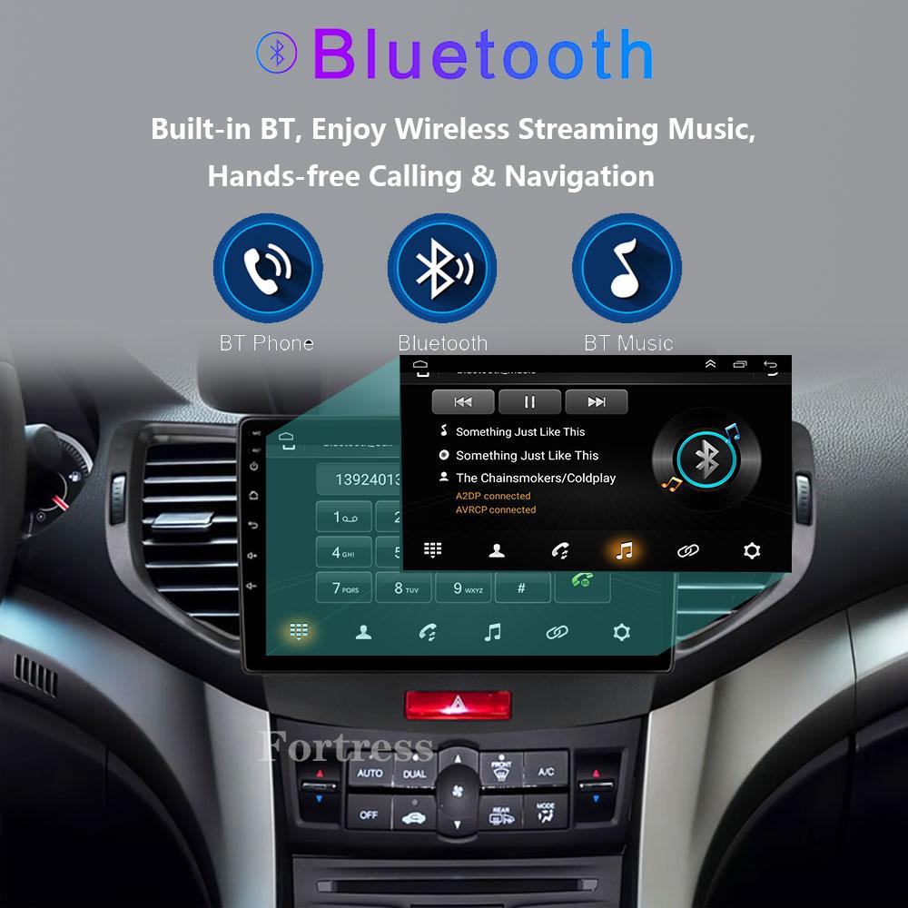 8G 128G For Honda Accord 8 Acura TSX 2008 - 2012 Car Radio GPS Android Multimedia System Navigation Auto BT No 2 Din DVD