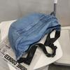 Student's Large Capacity Denim Chest Bag Women's Crossbody Bag Waist Bag