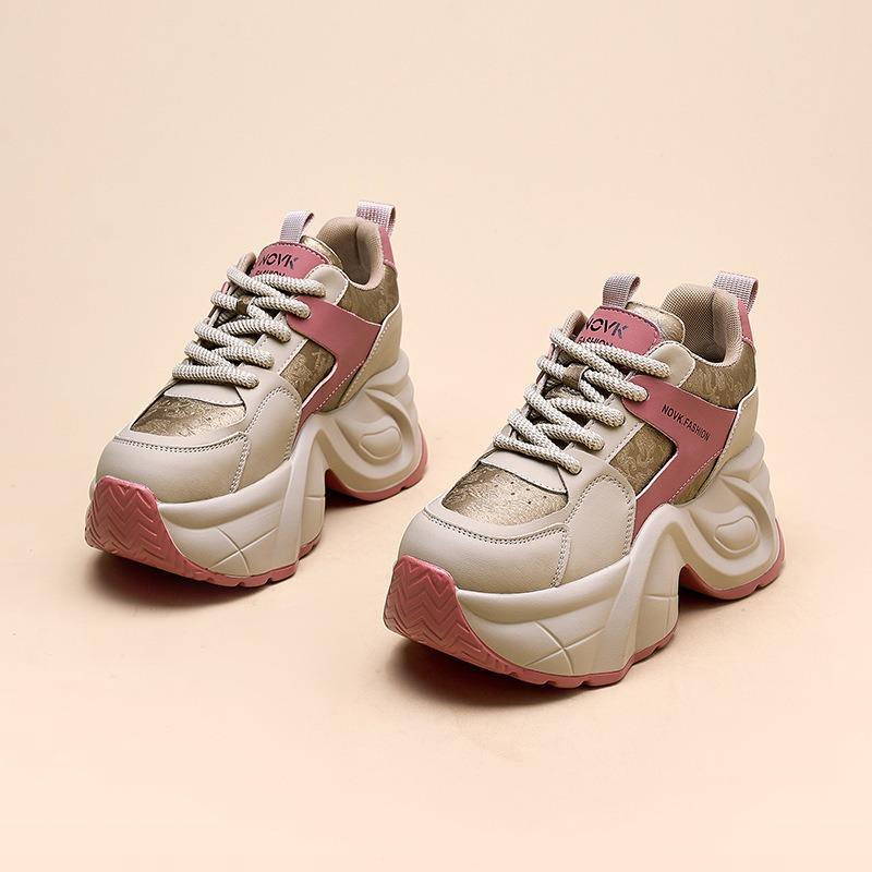 Inner Heightening Dad Shoes for Women Outside, Spring New Thick-soled Children's Casual Breathable Sports Women's Shoes