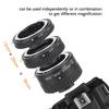 Makro prodlužovací tubus s automatickým ostřením 12mm+20mm+36mm pro       (A)