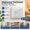 RTC70.26 White Mechanical Floor Heating Thermostat (1 Pack)