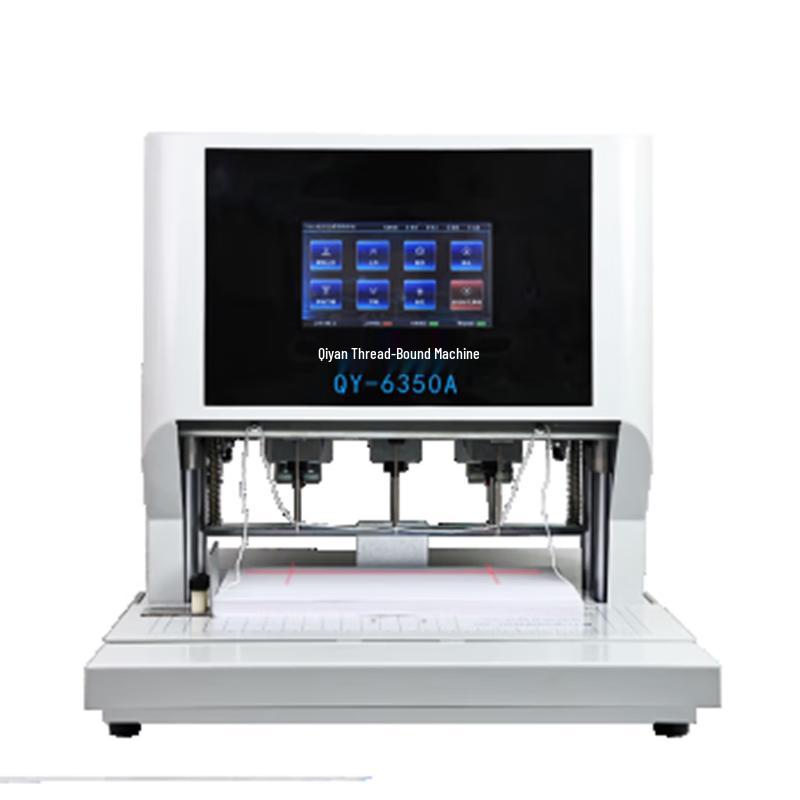 Qiyan QY-6350A Automatic 3-Hole Electric Binding Machine CN Plug (adapter Included)