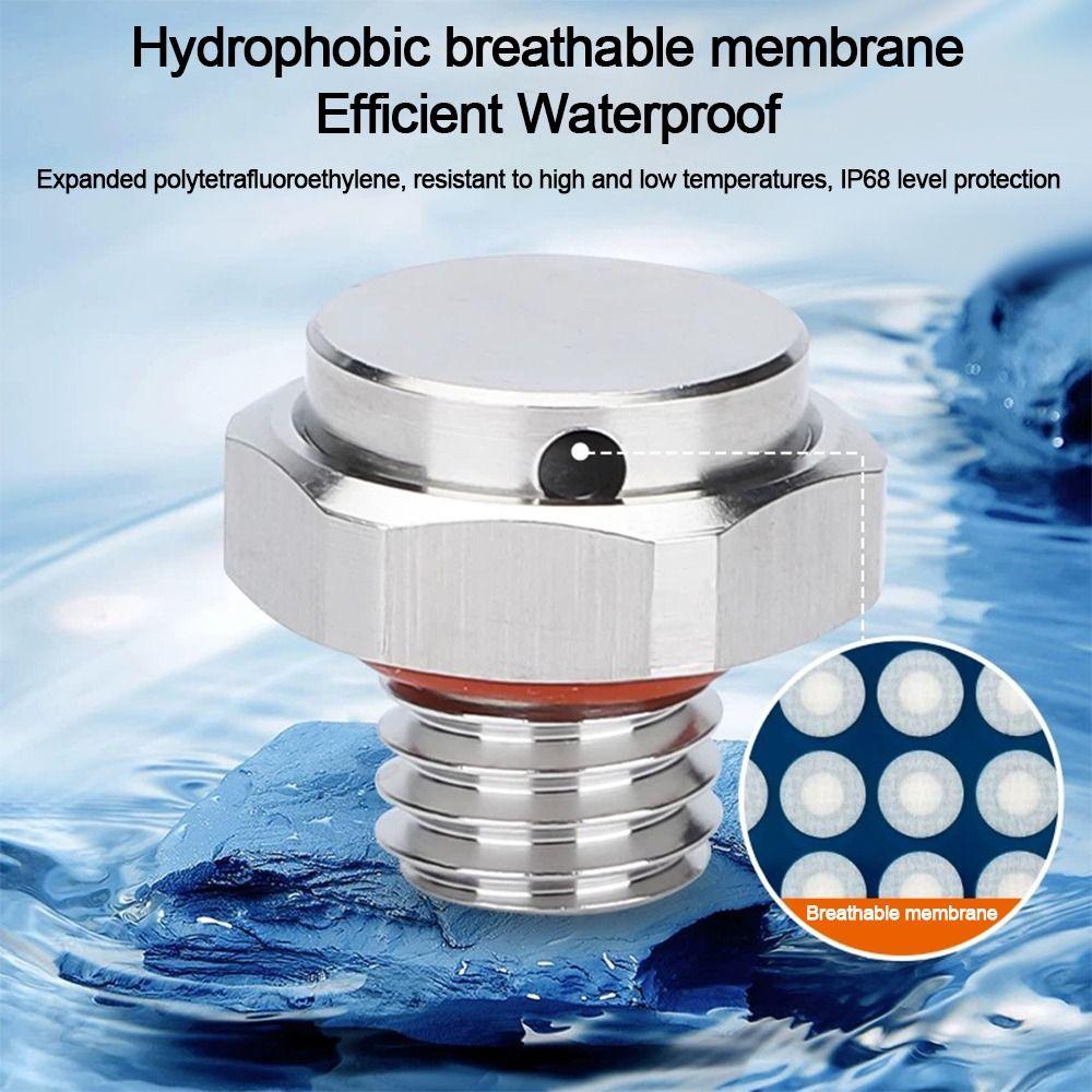 304 Stainless Steel Metal Vent Plug Screw In Pressure Relief Valve New Air Vent Valve