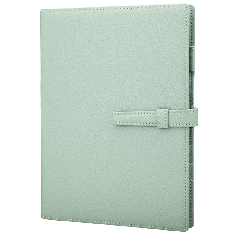 

GRAMAS 2023 System Planner, A5 Size, Shrink PU Leather, Cultivate petal Business Planner with Card Storage