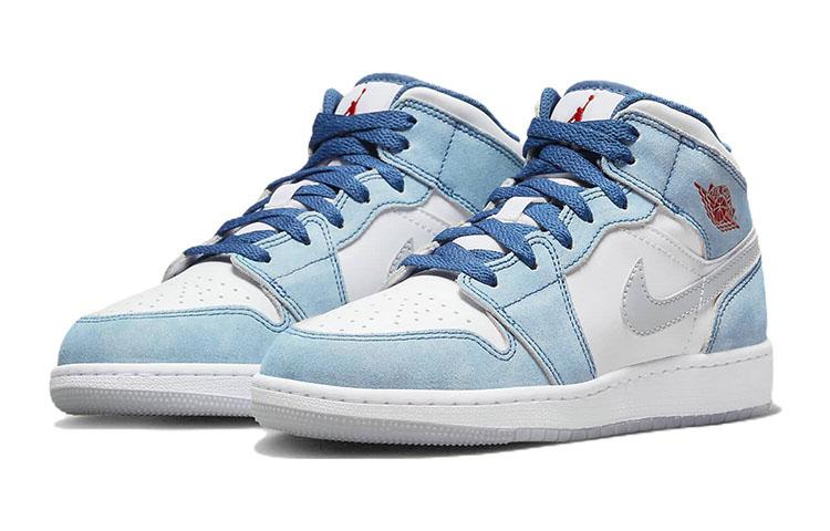 Jordan 1 Mid SE French Blue Light Steel GS DR6235-401