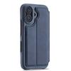 LC.IMEEKE For iPhone 16 Case Card Holder Stand Leather Phone Cover