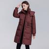 Cotton women's mid-length model 2025 winter new Korean version loose plus size thickened warm bread jacket cotton jacket