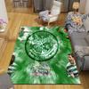 Celtic FC logo Pattern Square Carpet,Area Rug,Carpet Rug for Living Room Bedroom Sofa Playroom Decor,Non-slip Floor Mat,Holiday Birthday Gifts