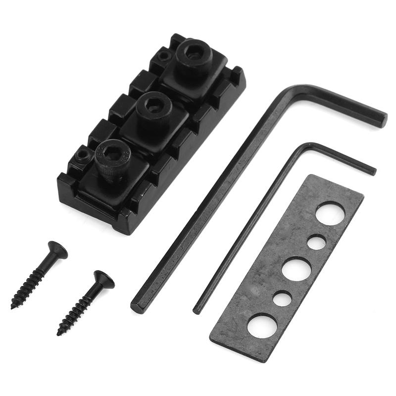 Electric Guitar String Locking Nut 42.5mm Chord Electric Guitar String Locking Nut Fixing Lock Replacement Guitar Accessories