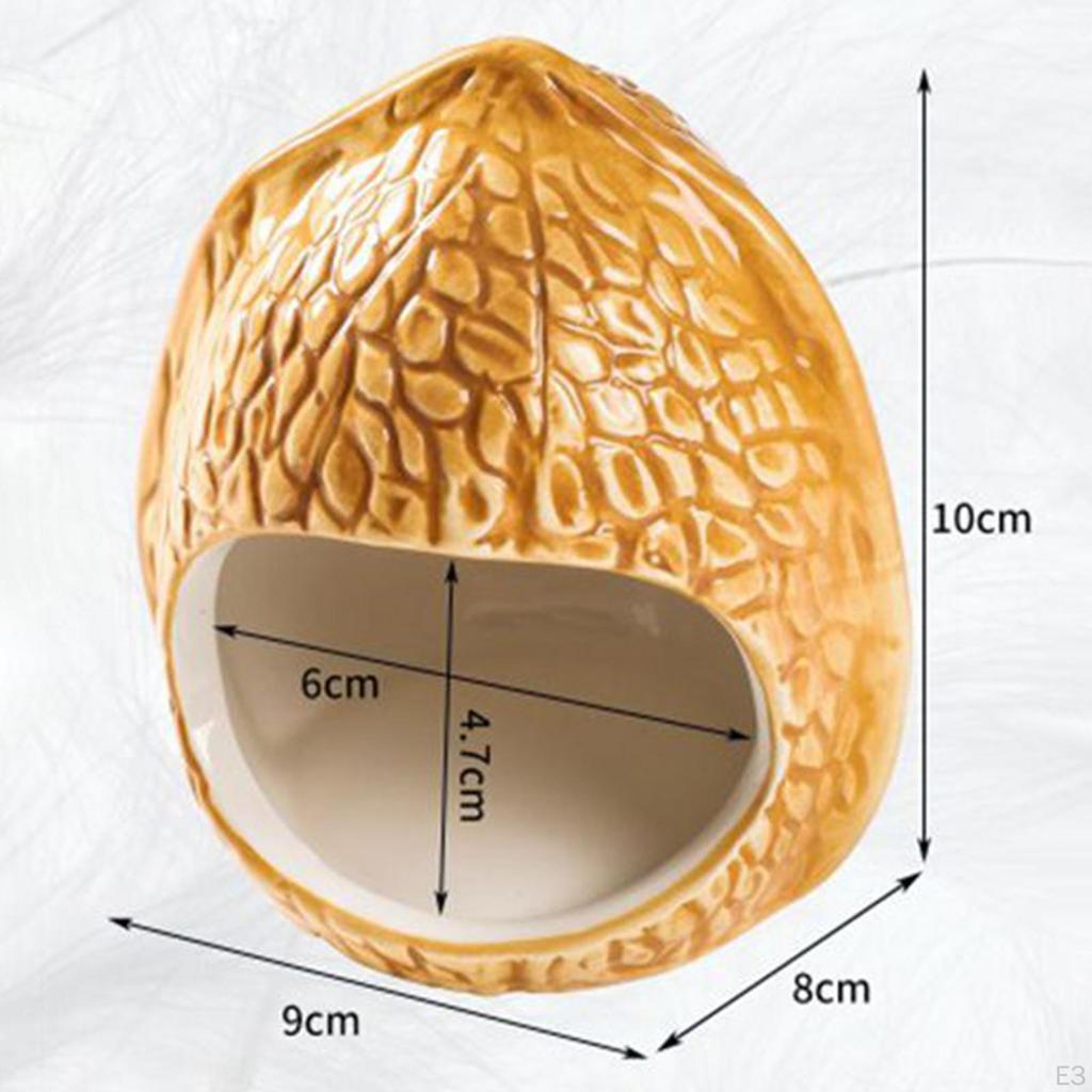 Keramik Hamsterbetthäuser Niedliche Form Kleintier Tiere Lebensraum Käfig Haus und coole Verstecke