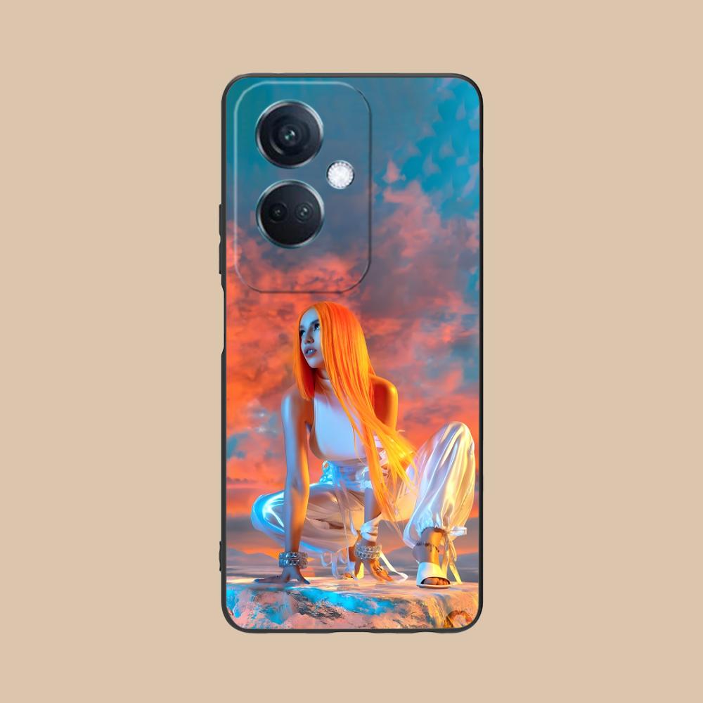 Fashion Ava Max Matte TPU Mobile Phone Case for OPPO Reno 14 13 12 11 10 9 8 7 6 5 F T Pro 5G Colorful Printing Cover