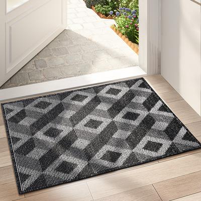 EU Style Polypropylene Doormat - Anti-Slip Floor Mat for Indoor/Outdoor Use, Dust-Trapping Wear-Resistant Entrance Mats