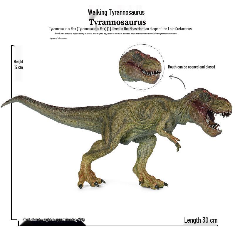 Dinosaur Toys: Large Walking Tyrannosaurus Rex Jurassic Model Ornament