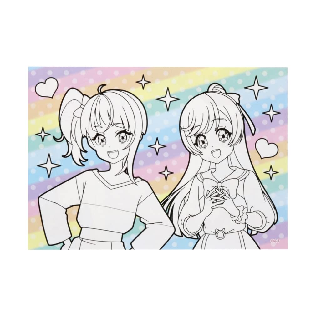 Sunstar Stationery Precure Coloring Book Volume B6 Precure Design 8384340A